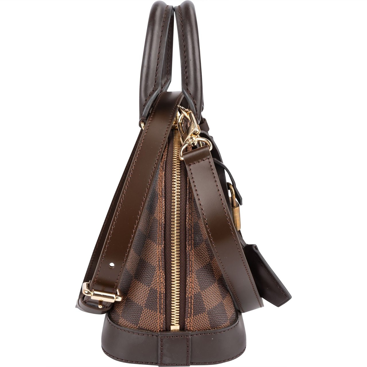 Louis Vuitton Louis Vuitton Monogram Damier Ebene Alma BB Handbag Bruin