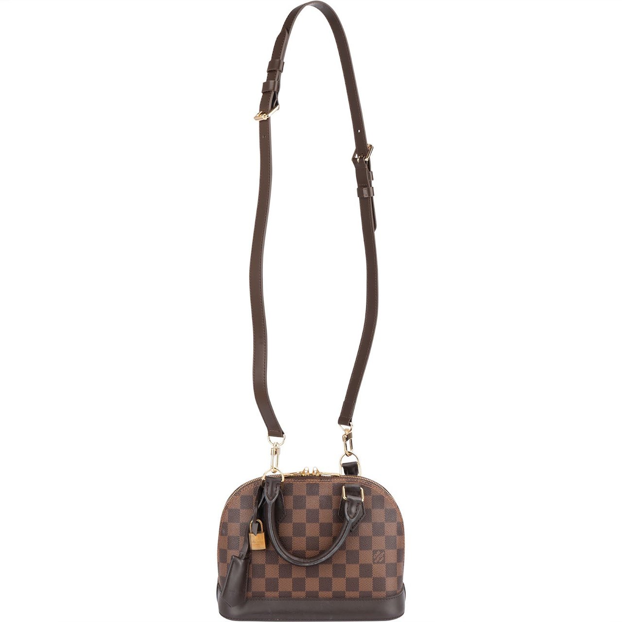 Louis Vuitton Louis Vuitton Monogram Damier Ebene Alma BB Handbag Bruin