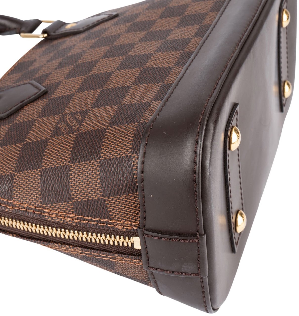 Louis Vuitton Louis Vuitton Monogram Damier Ebene Alma BB Handbag Bruin