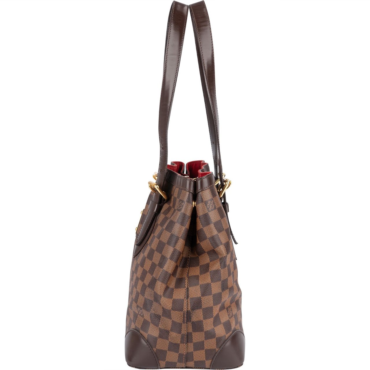 Louis Vuitton Monogram Damier Ebene Hampstead GM Shoulder Bag Bruin