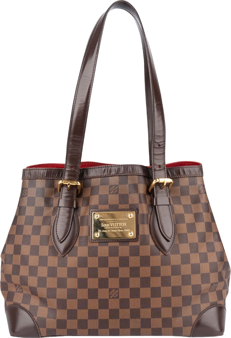 Louis Vuitton Monogram Damier Ebene Hampstead GM Shoulder Bag Bruin