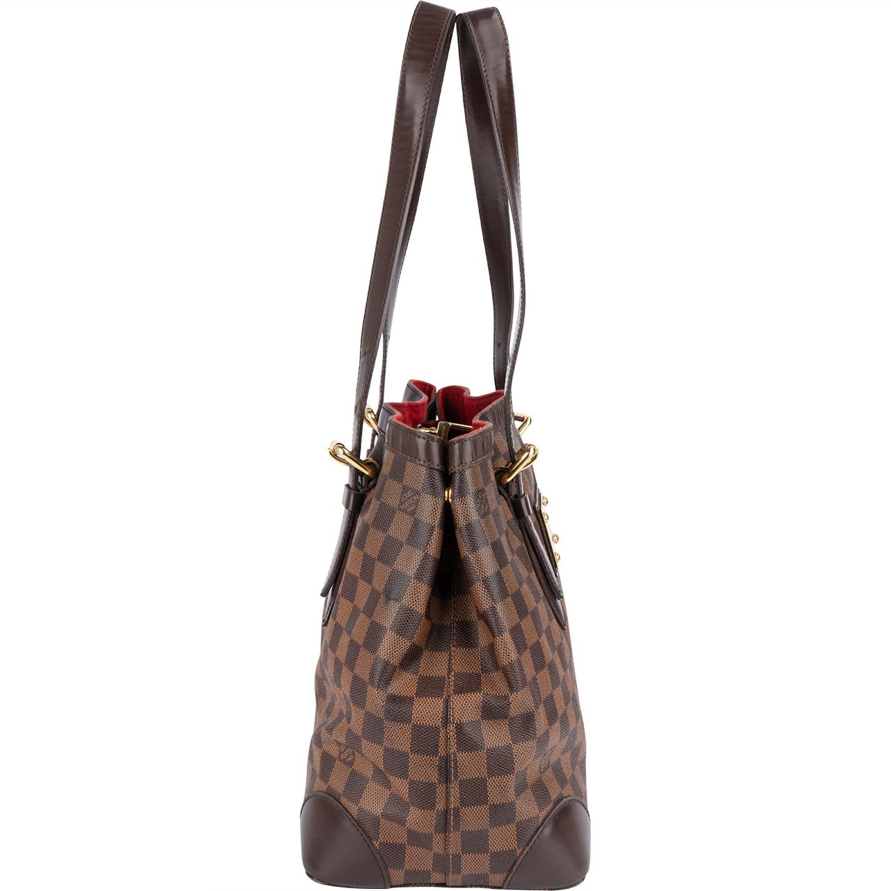 Louis Vuitton Monogram Damier Ebene Hampstead GM Shoulder Bag Bruin