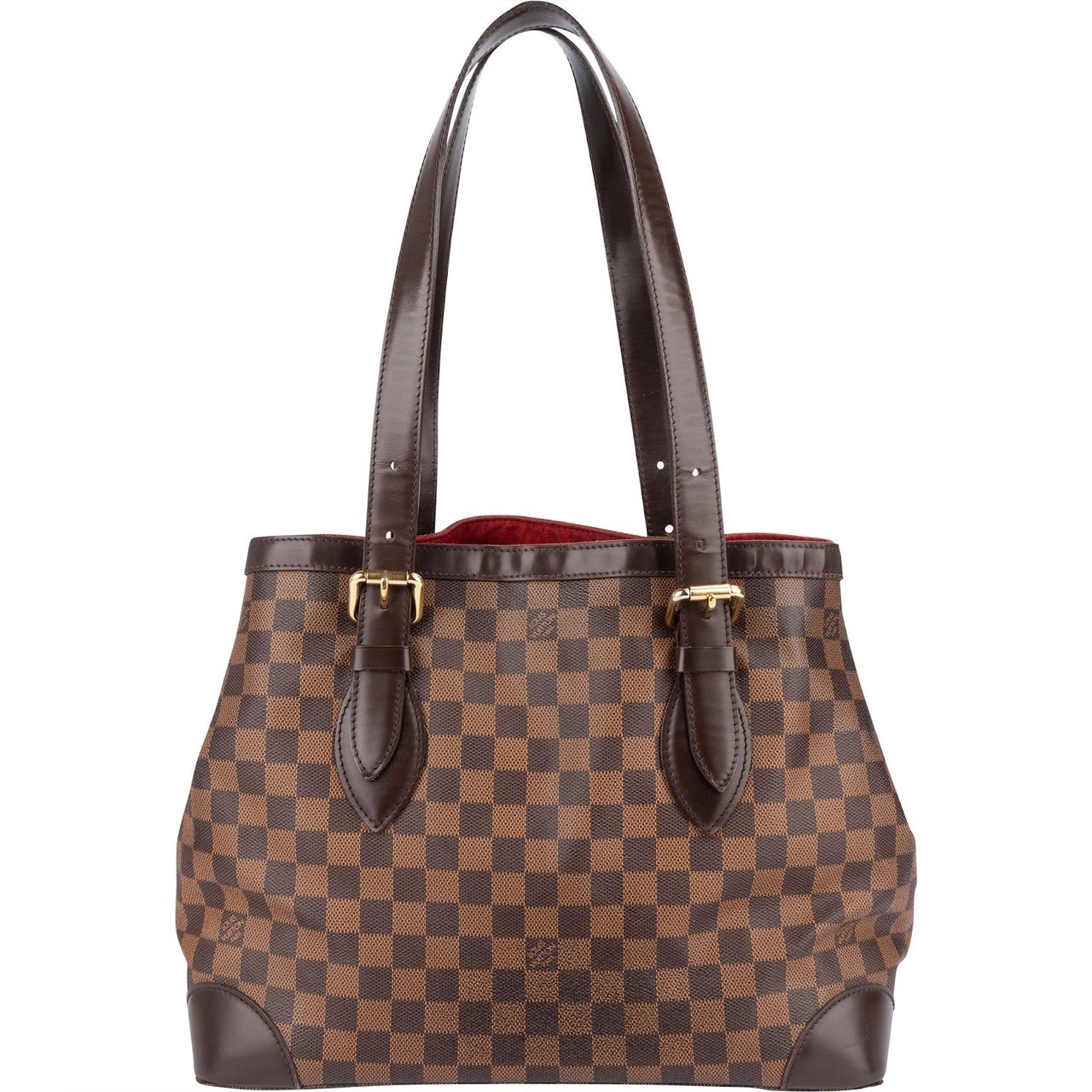 Louis Vuitton Monogram Damier Ebene Hampstead GM Shoulder Bag Bruin
