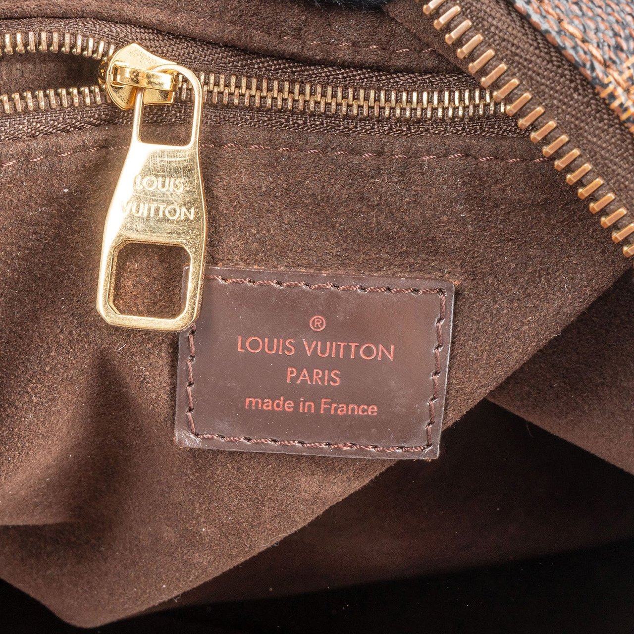 Louis Vuitton Louis Vuitton Monogram Damier Ebene Canvas Portobello GM Handbag Bruin