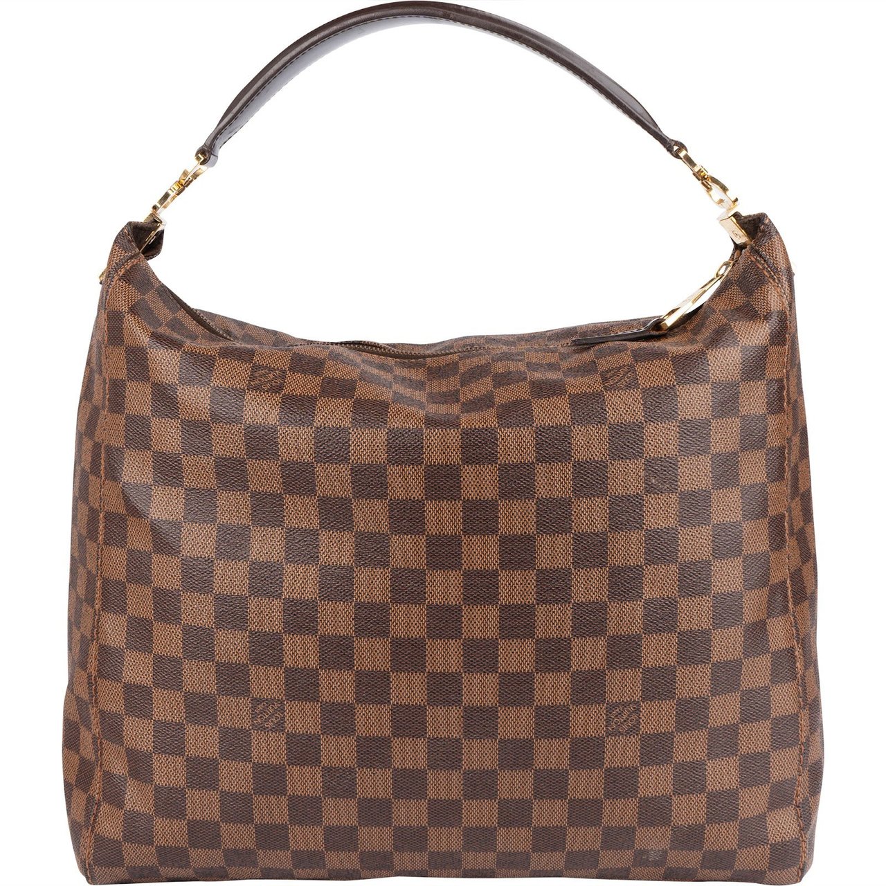 Louis Vuitton Louis Vuitton Monogram Damier Ebene Canvas Portobello GM Handbag Bruin