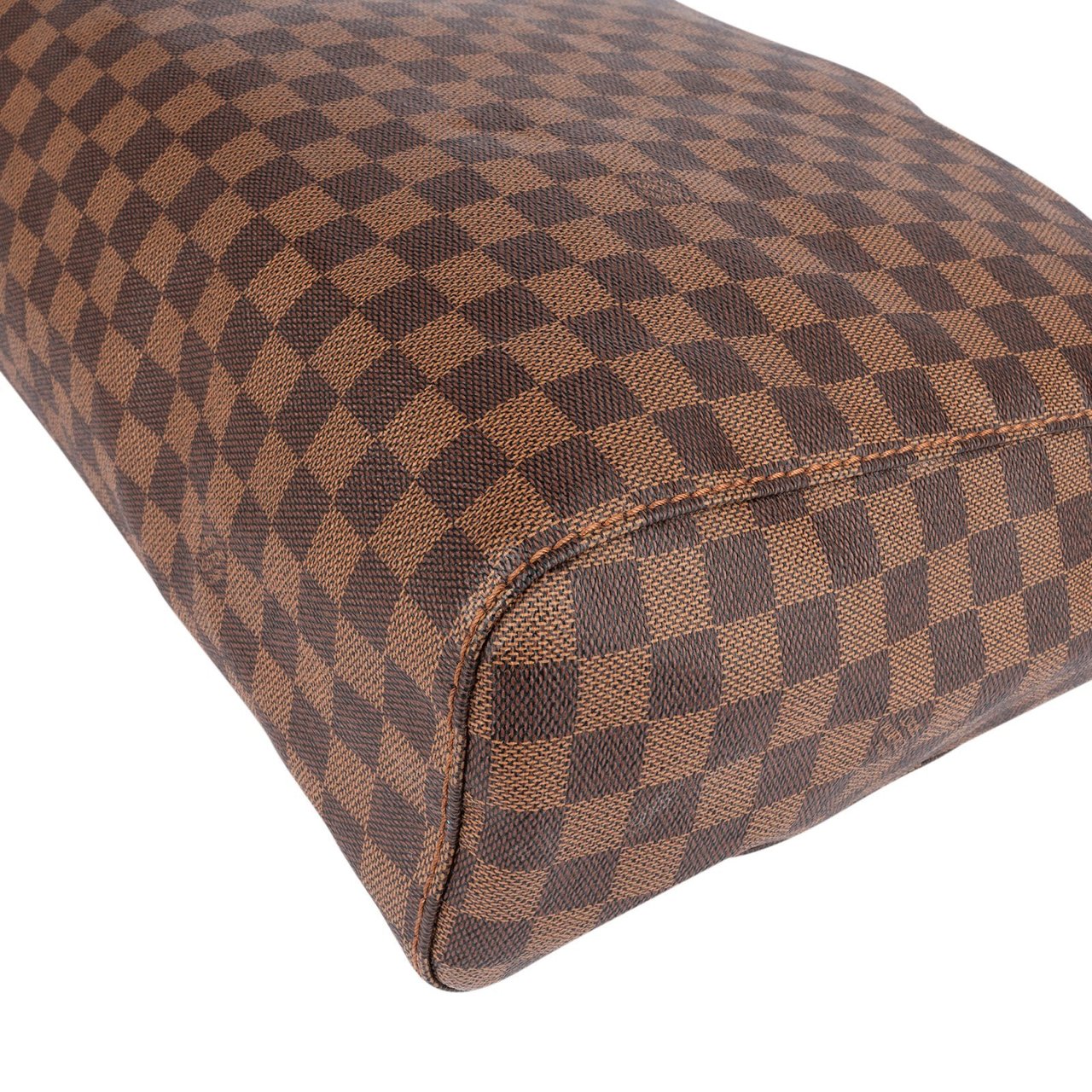 Louis Vuitton Louis Vuitton Monogram Damier Ebene Canvas Portobello GM Handbag Bruin