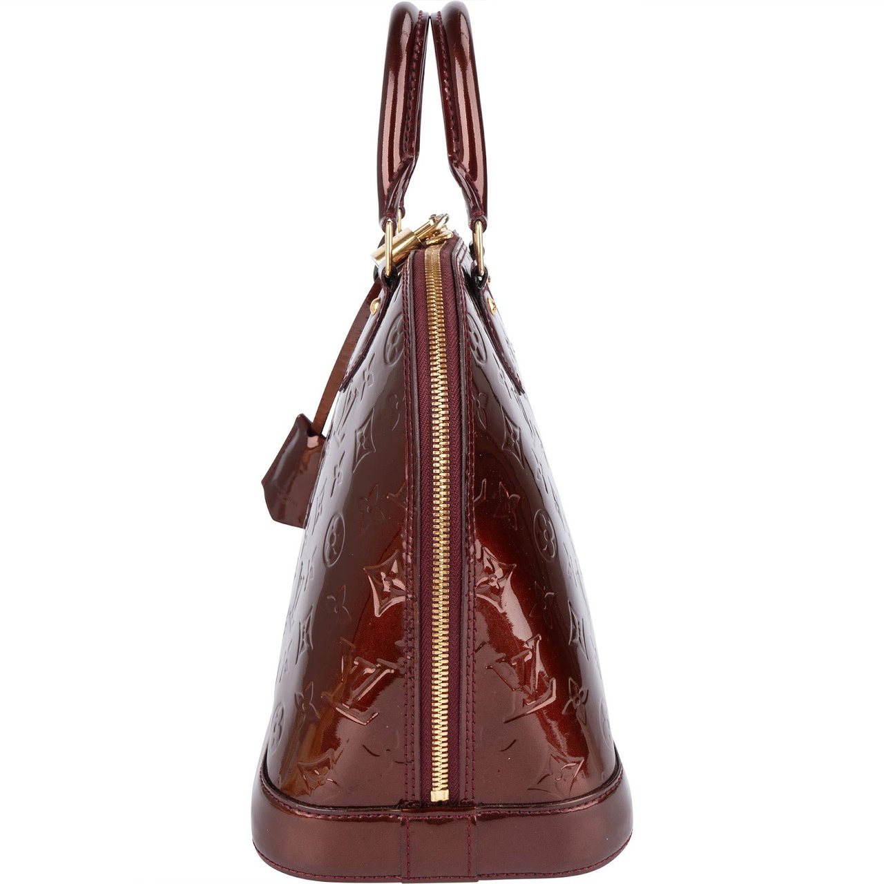 Louis Vuitton Louis Vuitton Monogram Vernis Leather Alma PM Handbag Divers