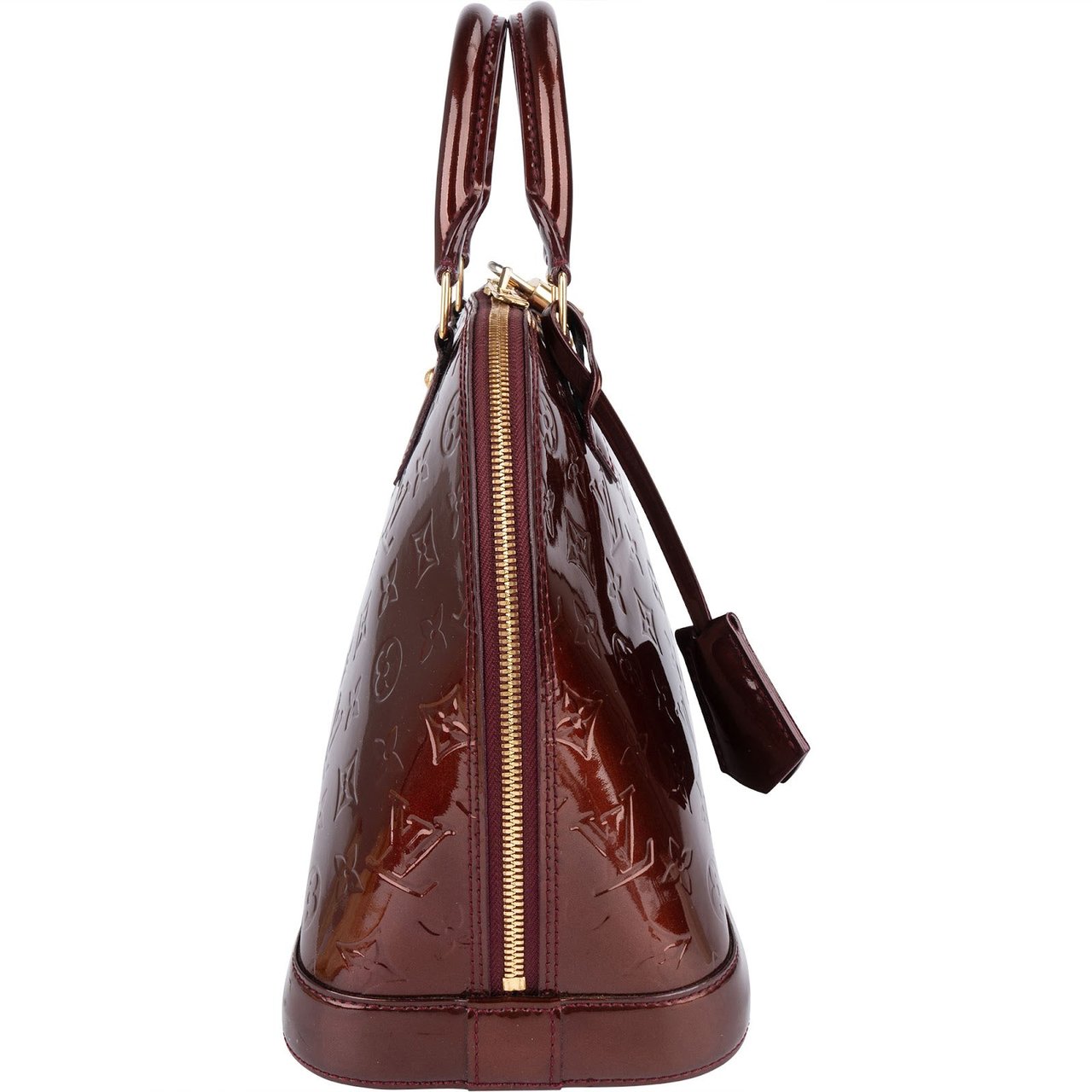 Louis Vuitton Louis Vuitton Monogram Vernis Leather Alma PM Handbag Divers