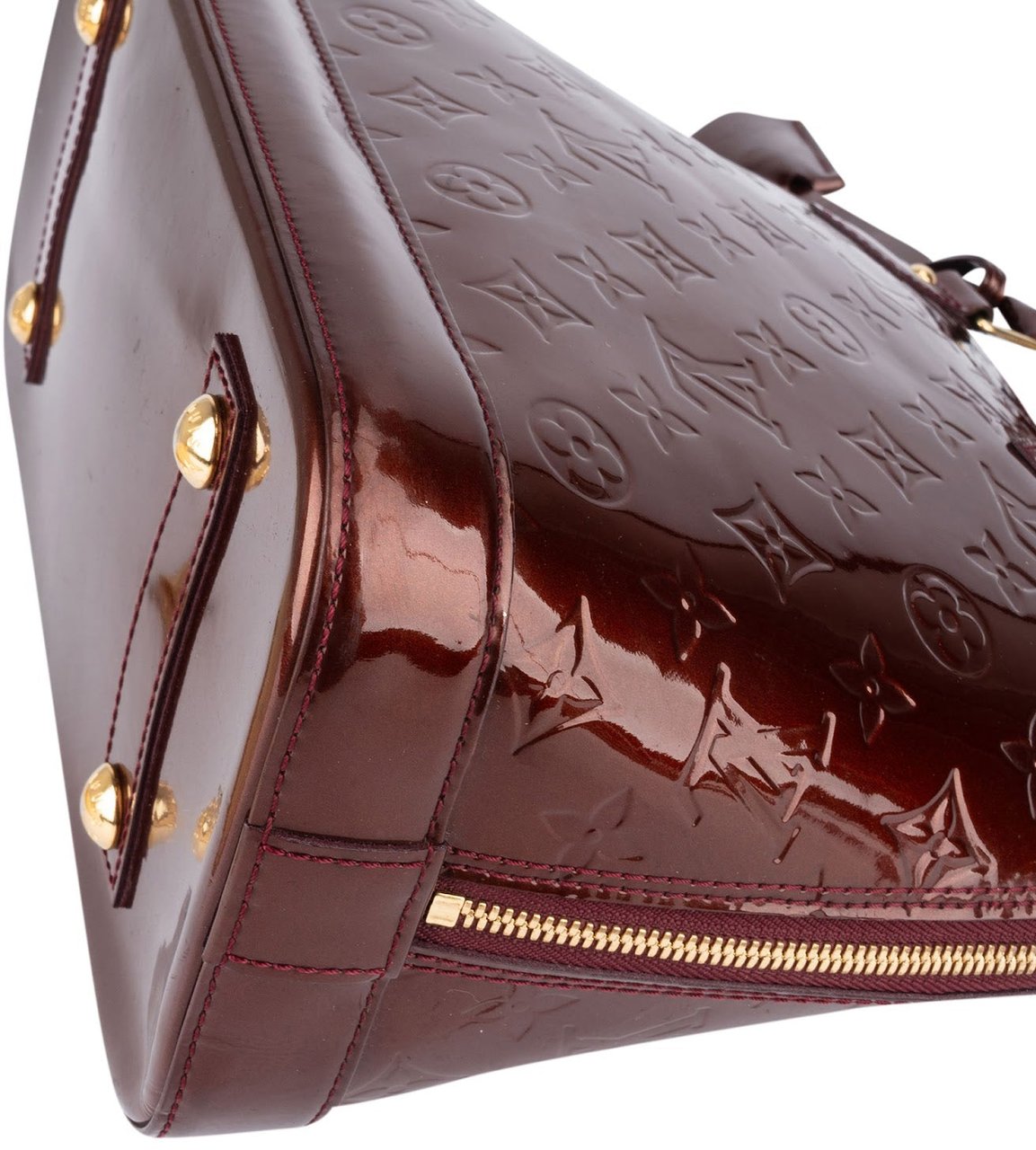 Louis Vuitton Louis Vuitton Monogram Vernis Leather Alma PM Handbag Divers