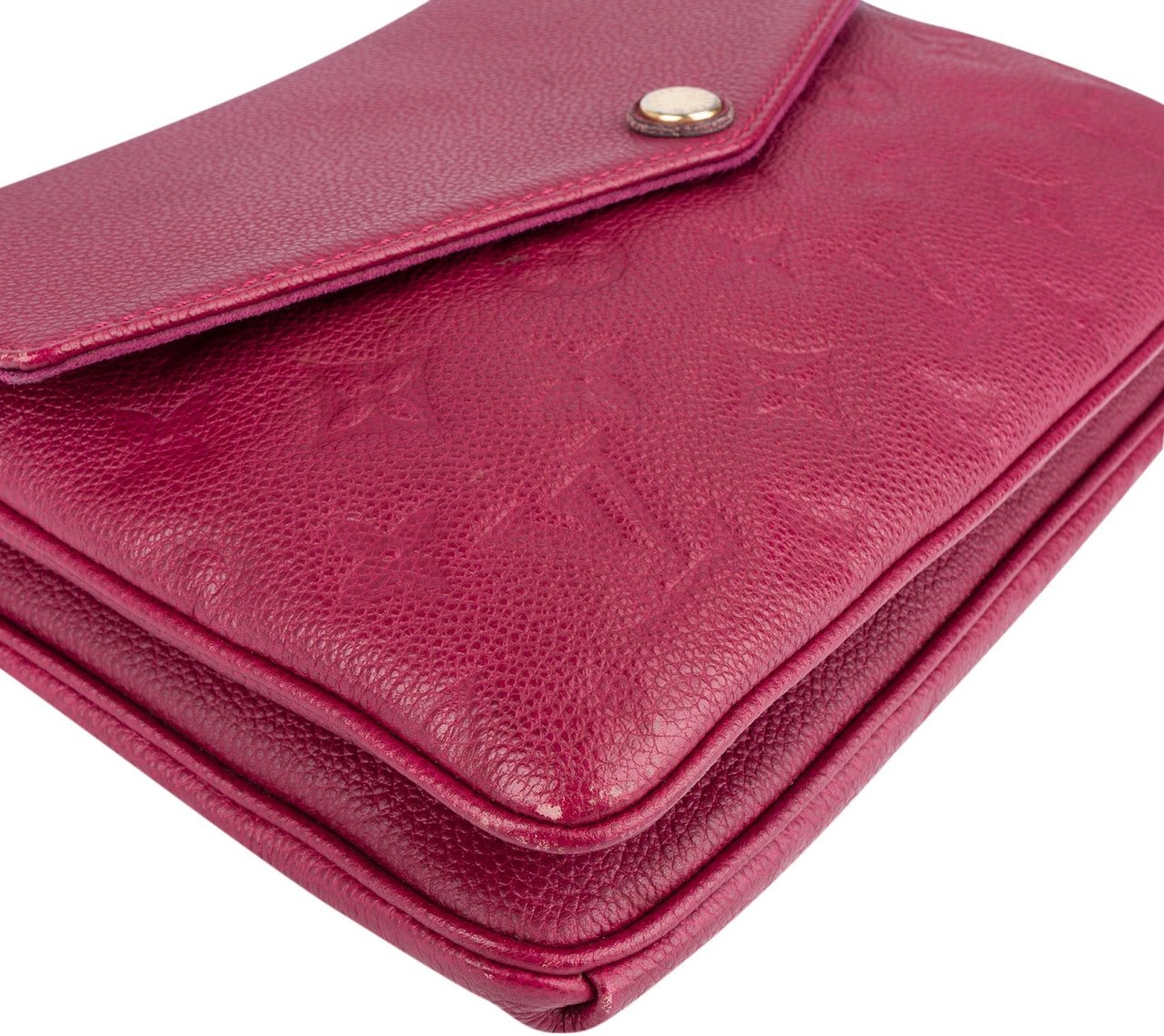 Louis Vuitton Louis Vuitton Leather Monogram Empreinte Twice Crossbody Bag Roze