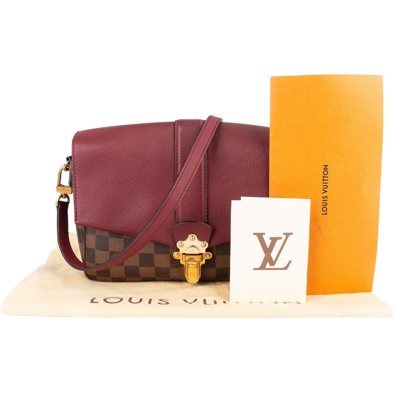 Louis Vuitton Louis Vuitton Monogram Damier Ebene Clapton Crossbody Bag Bruin