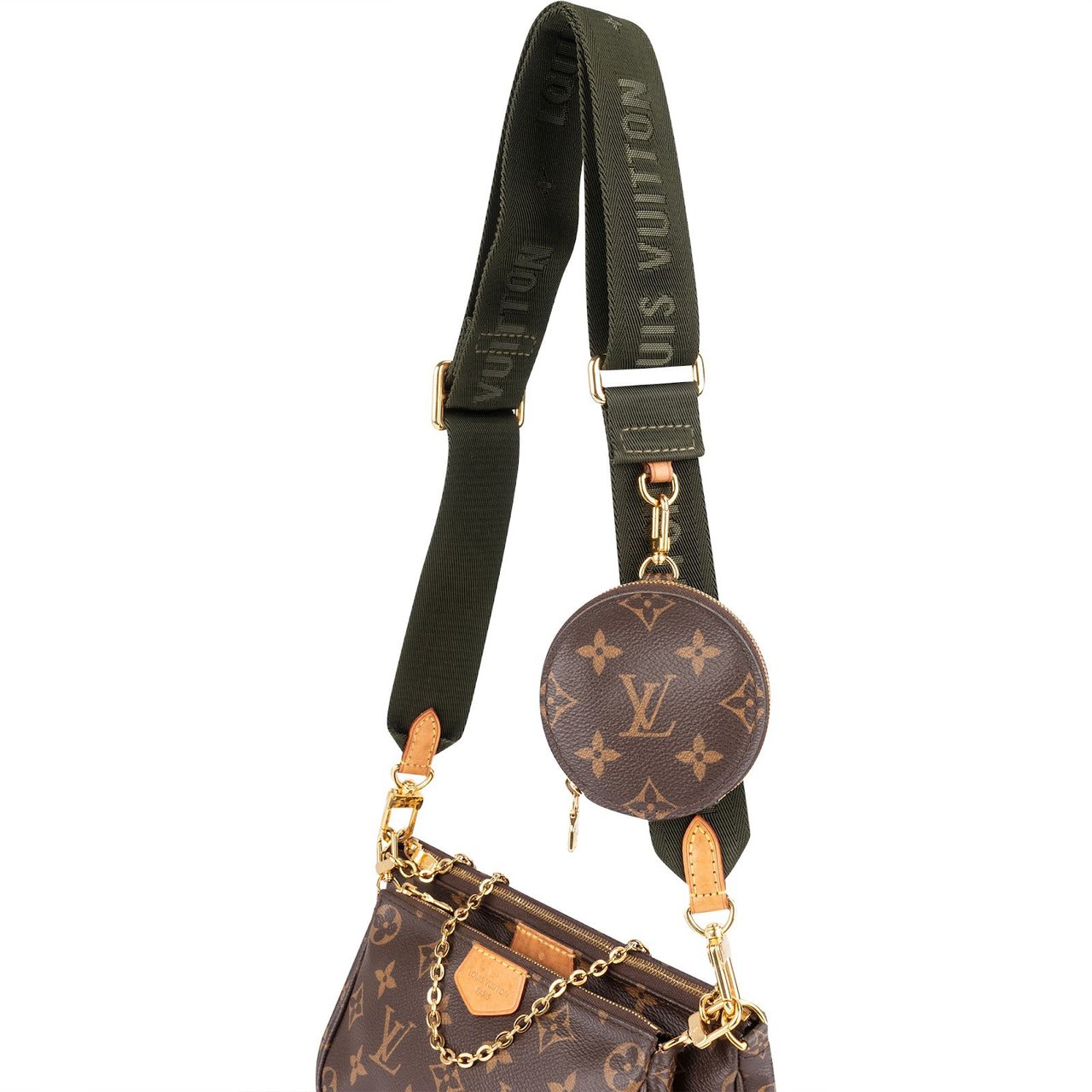 Louis Vuitton Louis Vuitton Monogram Canvas Multi Pochette Accessoires Crossbody Bag Bruin
