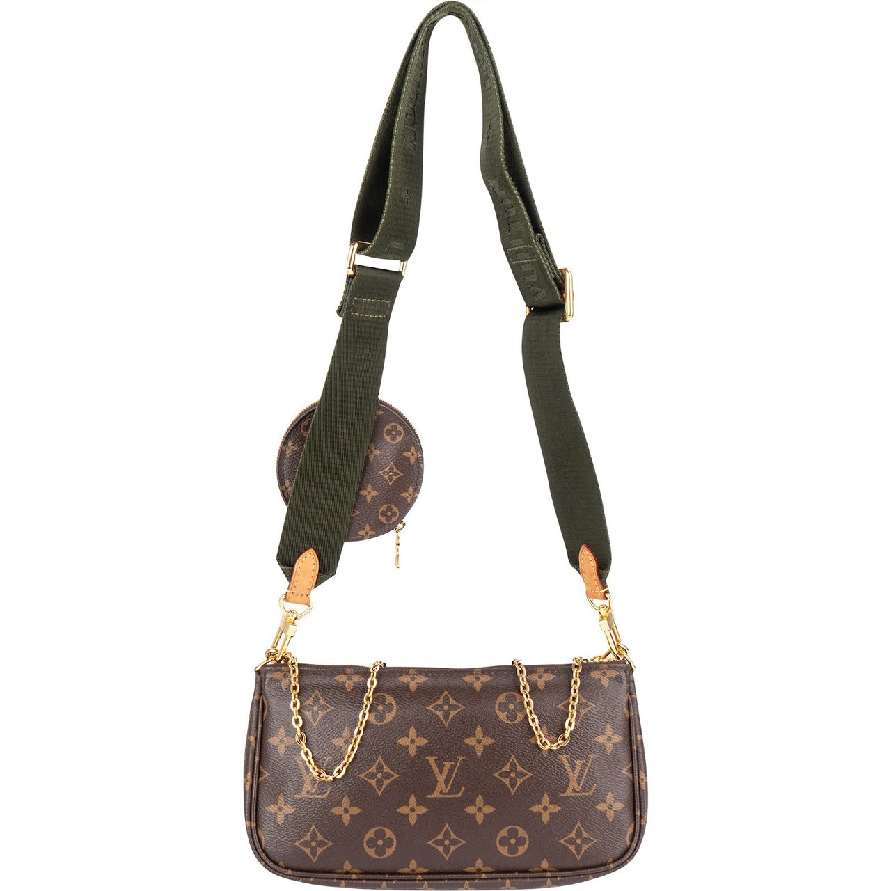 Louis Vuitton Louis Vuitton Monogram Canvas Multi Pochette Accessoires Crossbody Bag Bruin