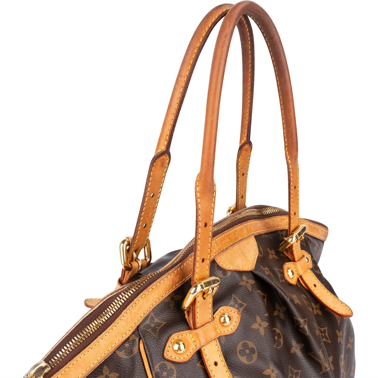 Louis Vuitton Louis Vuitton Monogram Canvas Tivoli GM Shoulder Bag Bruin