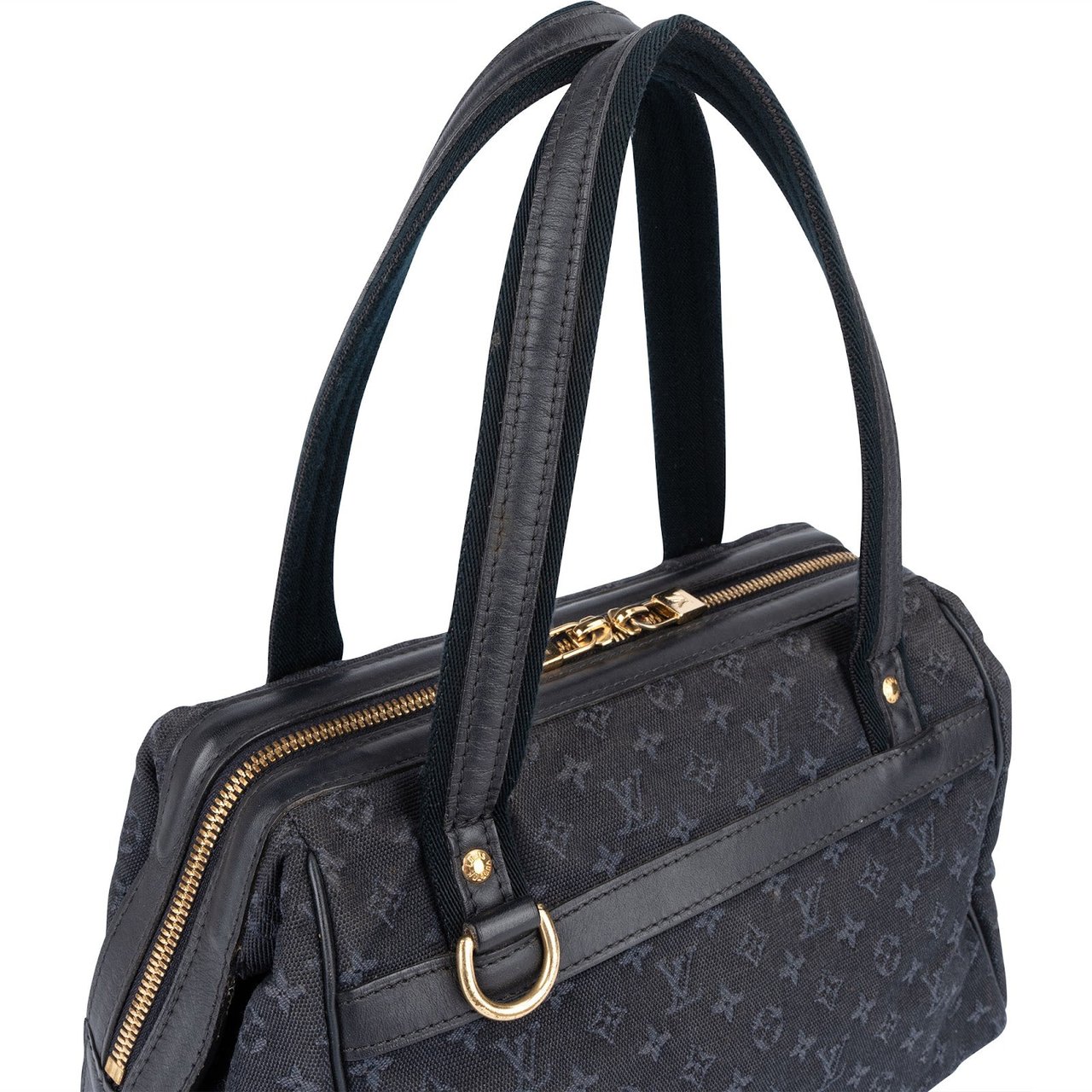 Louis Vuitton Louis Vuitton Mini Lin Monogram Josephine PM Handbag Blauw