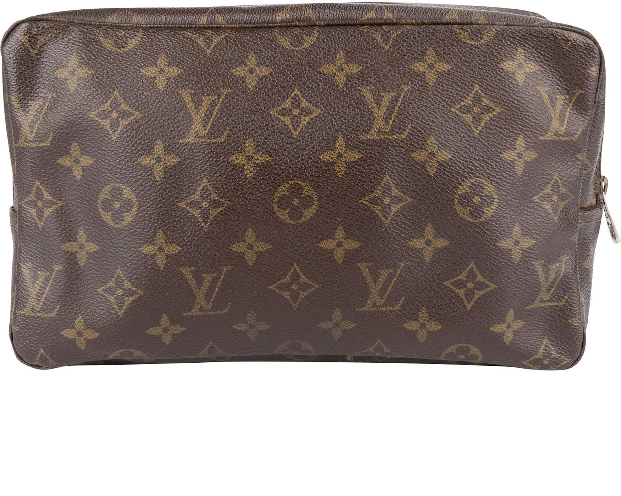 Louis Vuitton Louis Vuitton Monogram Canvas Trousse Toilette 27 Clutch Bruin