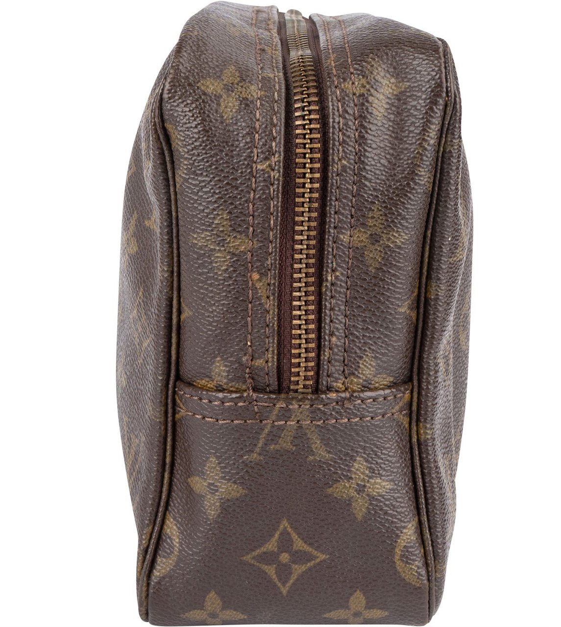 Louis Vuitton Louis Vuitton Monogram Canvas Trousse Toilette 27 Clutch Bruin