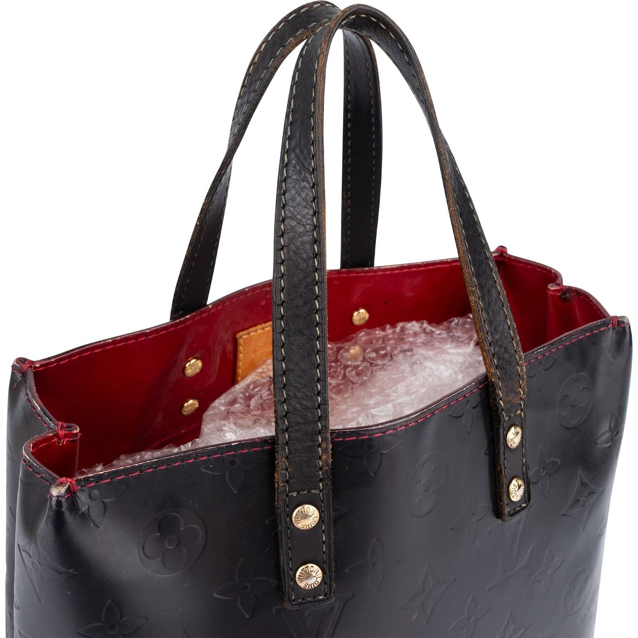 Louis Vuitton Louis Vuitton Monogram Vernis Reade PM Handbag Zwart