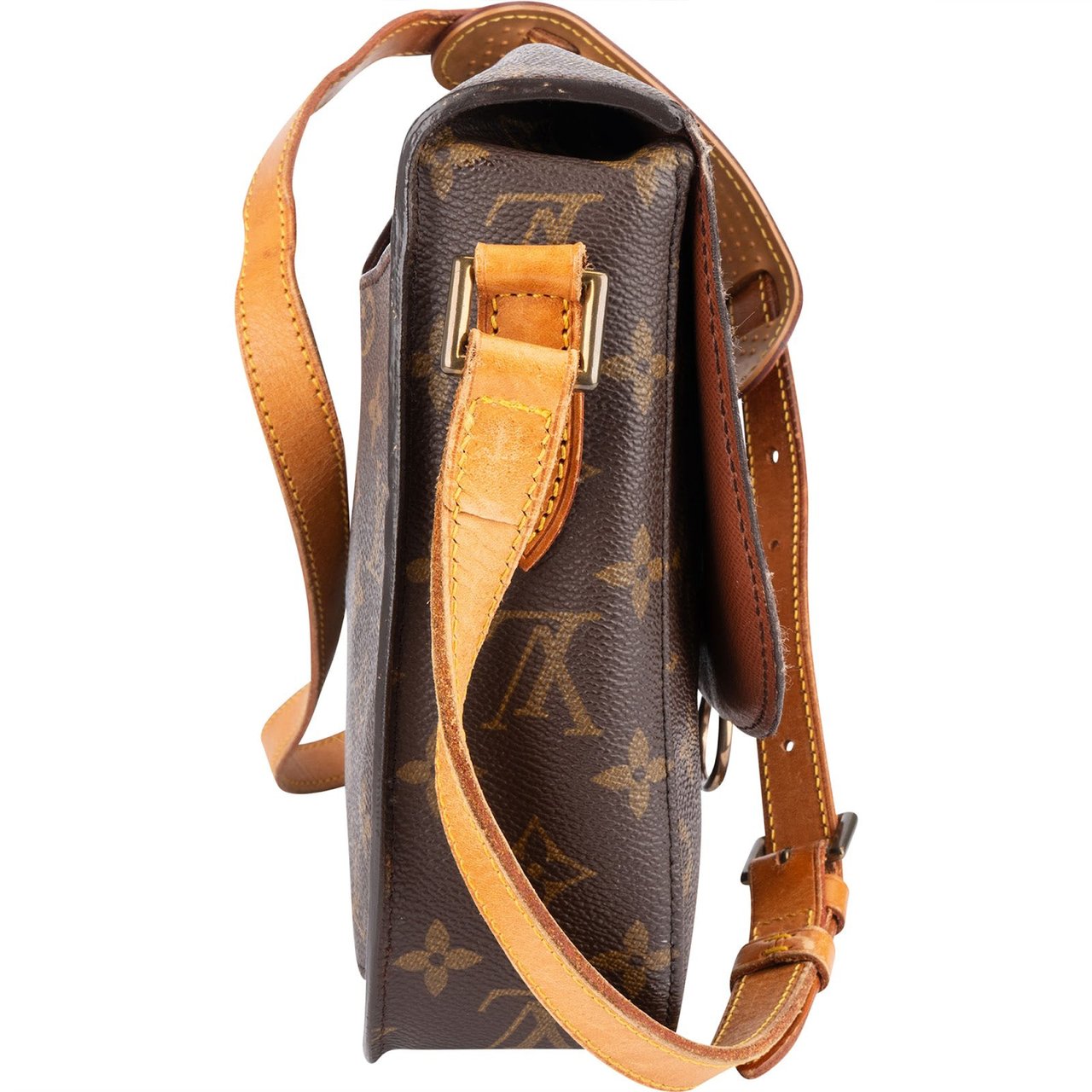 Louis Vuitton Louis Vuitton Monogram Canvas Saint Cloud GM Crossbody Bag Bruin