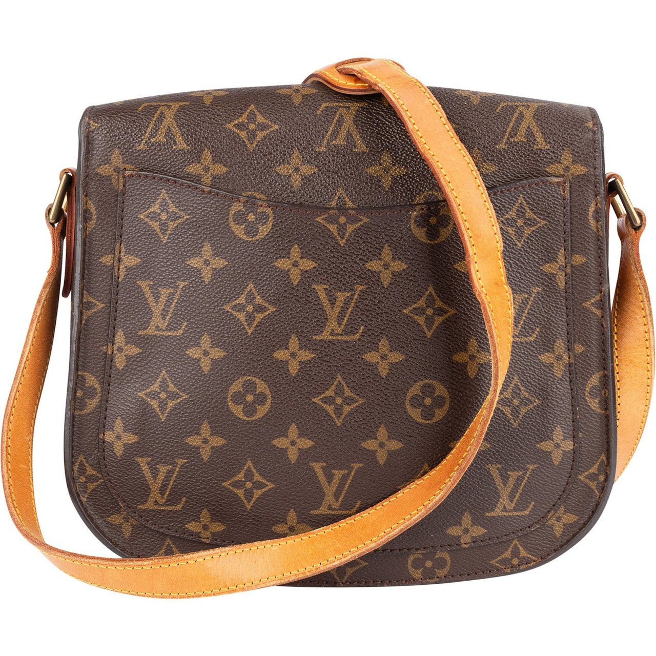 Louis Vuitton Louis Vuitton Monogram Canvas Saint Cloud GM Crossbody Bag Bruin