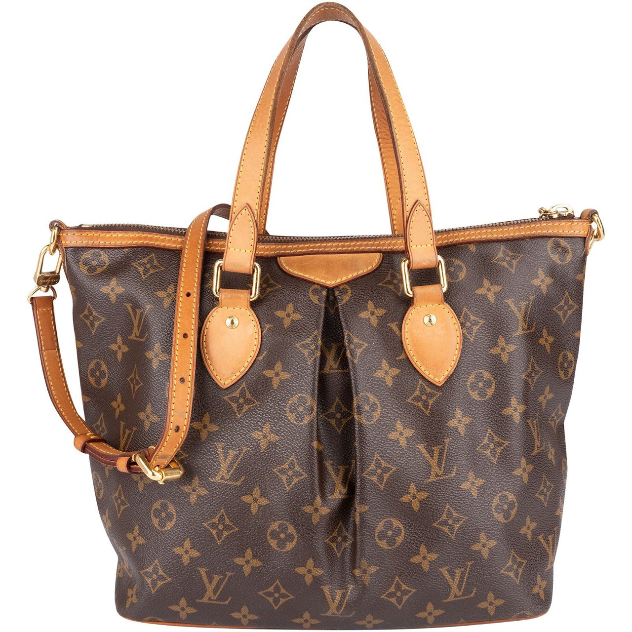 Louis Vuitton Louis Vuitton Monogram Canvas Palermo PM Shoulder Bag Bruin