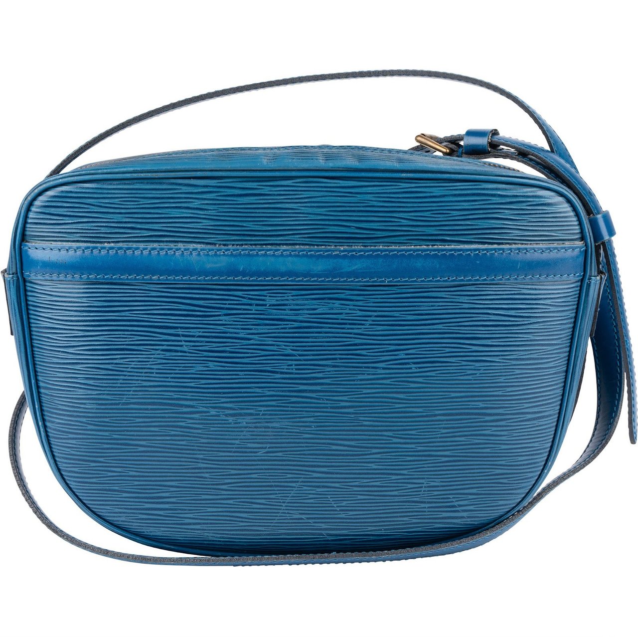 Louis Vuitton Louis Vuitton Blue Epi Leather Jeune Fille MM Crossbody Bag Blauw