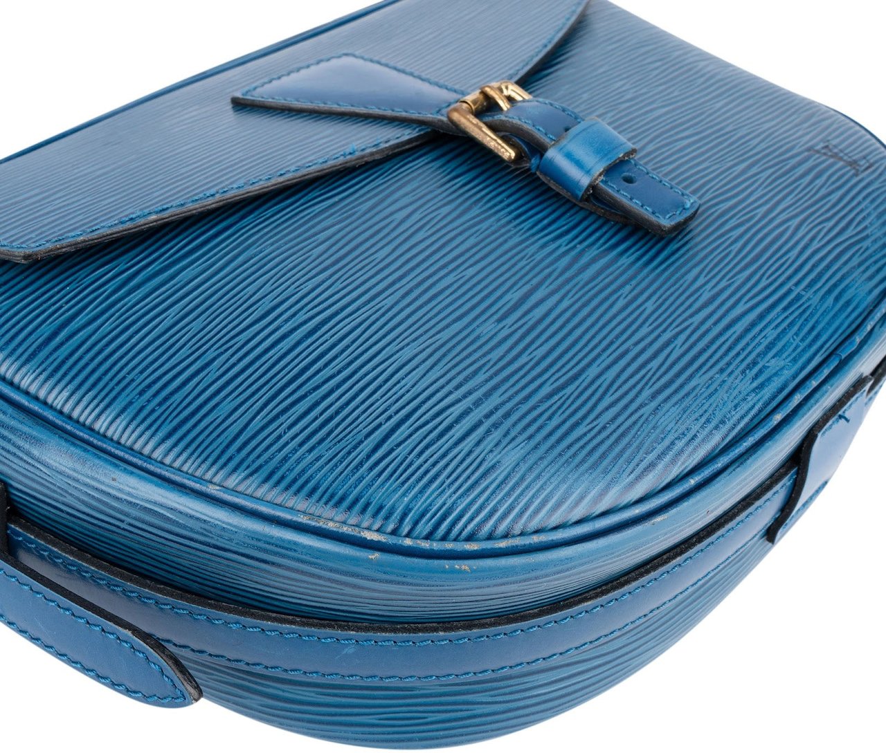 Louis Vuitton Louis Vuitton Blue Epi Leather Jeune Fille MM Crossbody Bag Blauw