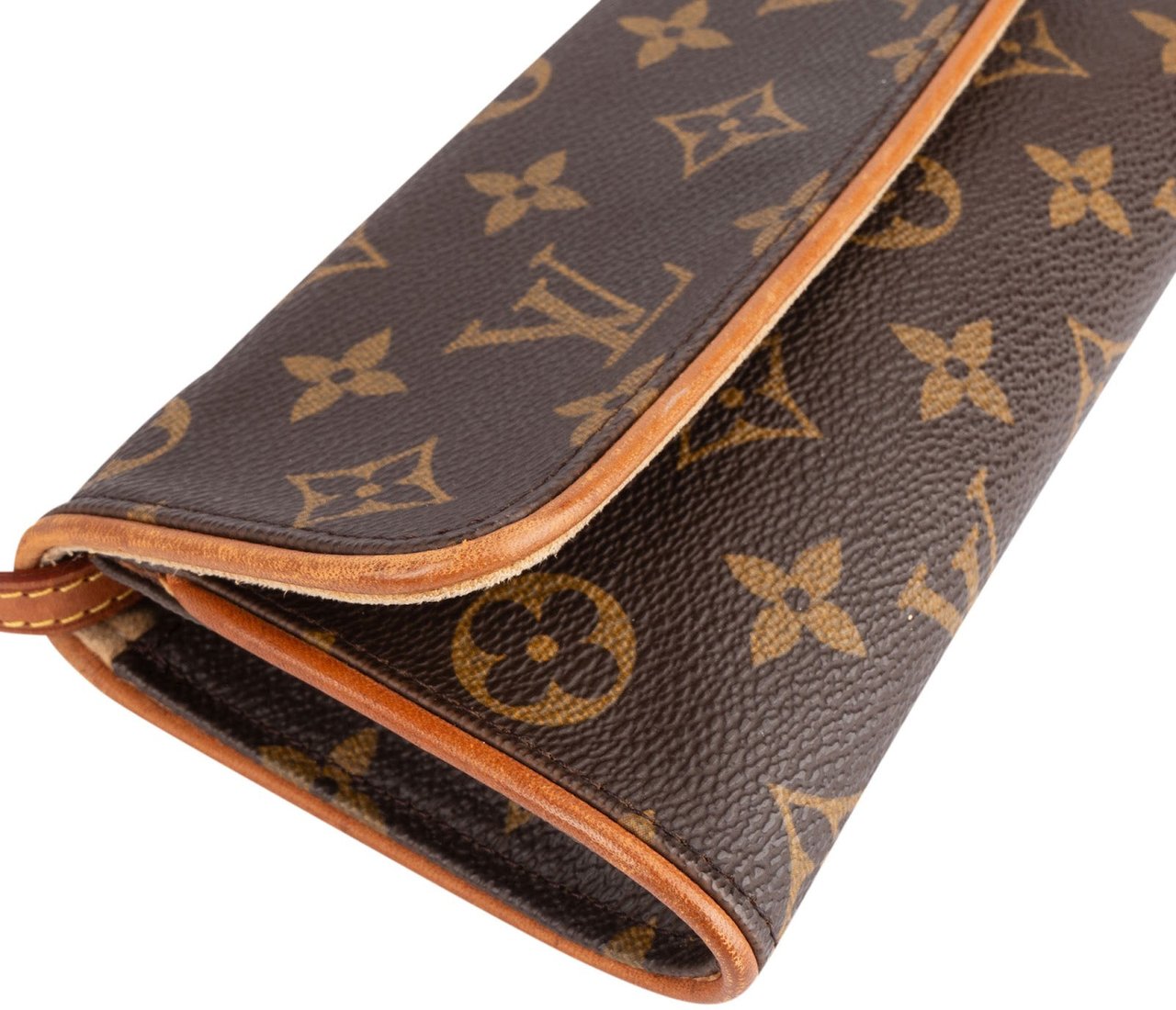 Louis Vuitton Louis Vuitton Monogram Canvas Twin Pochette Crossbody Bag Bruin