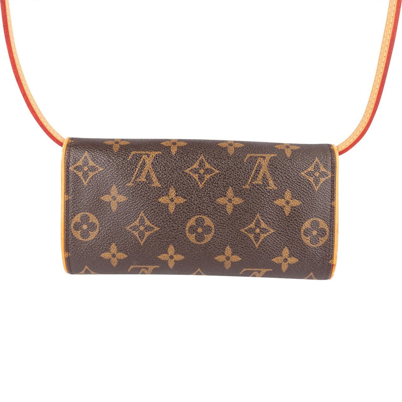 Louis Vuitton Louis Vuitton Monogram Canvas Twin Pochette Crossbody Bag Bruin