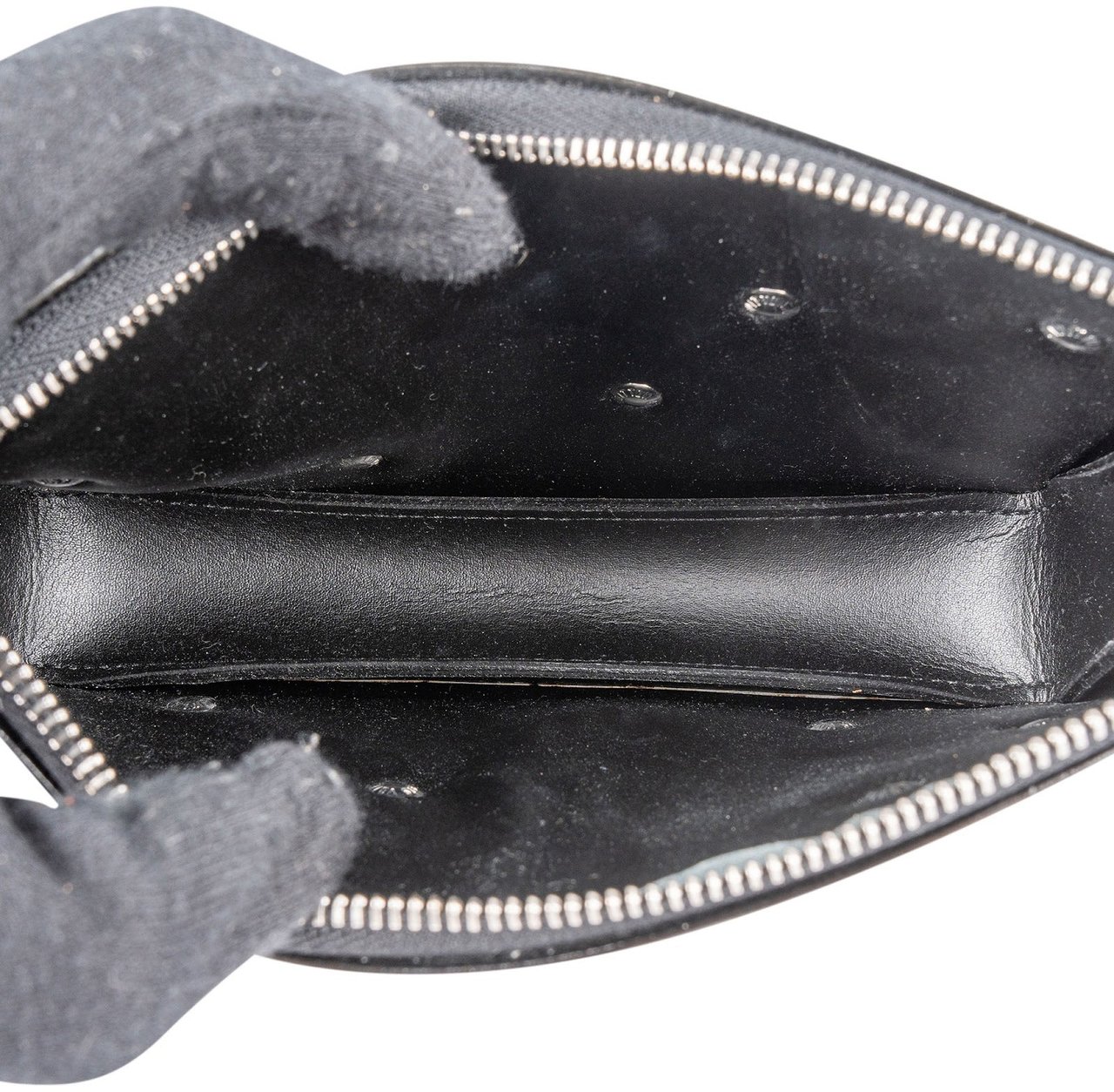 Louis Vuitton Louis Vuitton Monogram Vernis Leather Lexington Fleurs Pochette Handbag Zwart