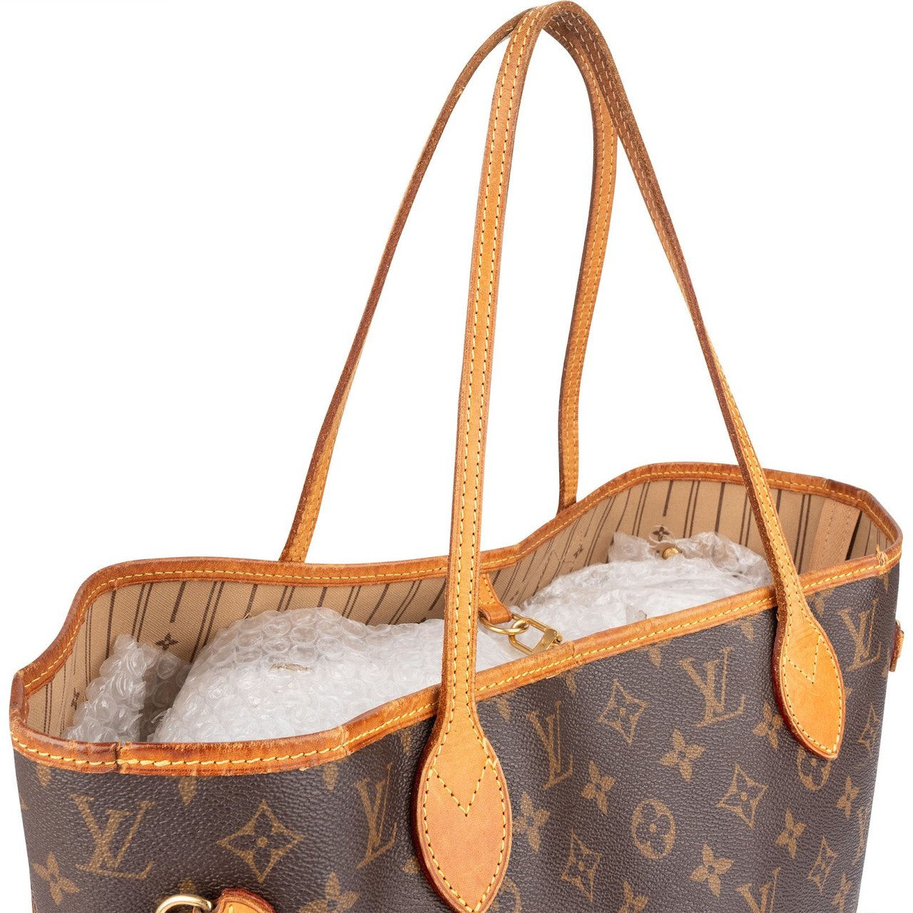 Louis Vuitton Louis Vuitton Monogram Canvas Neverfull MM Shoulder Bag Bruin