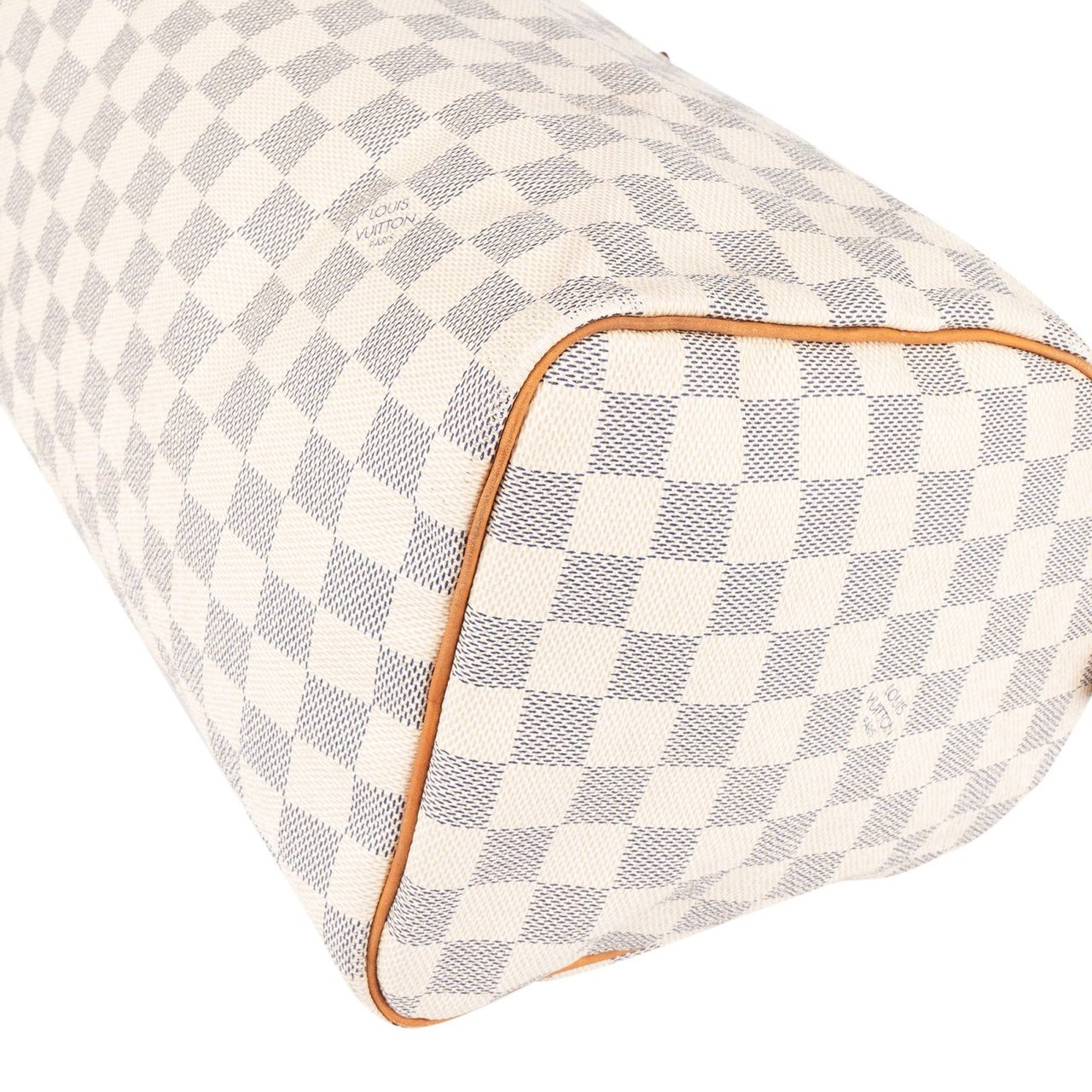 Louis Vuitton Louis Vuitton Monogram Damier Azur Canvas Speedy 30 Handbag Wit