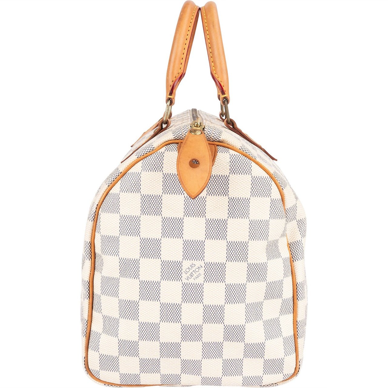 Louis Vuitton Louis Vuitton Monogram Damier Azur Canvas Speedy 30 Handbag Wit