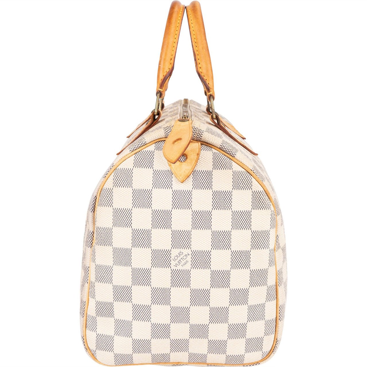 Louis Vuitton Louis Vuitton Monogram Damier Azur Speedy 30 Handbag Wit