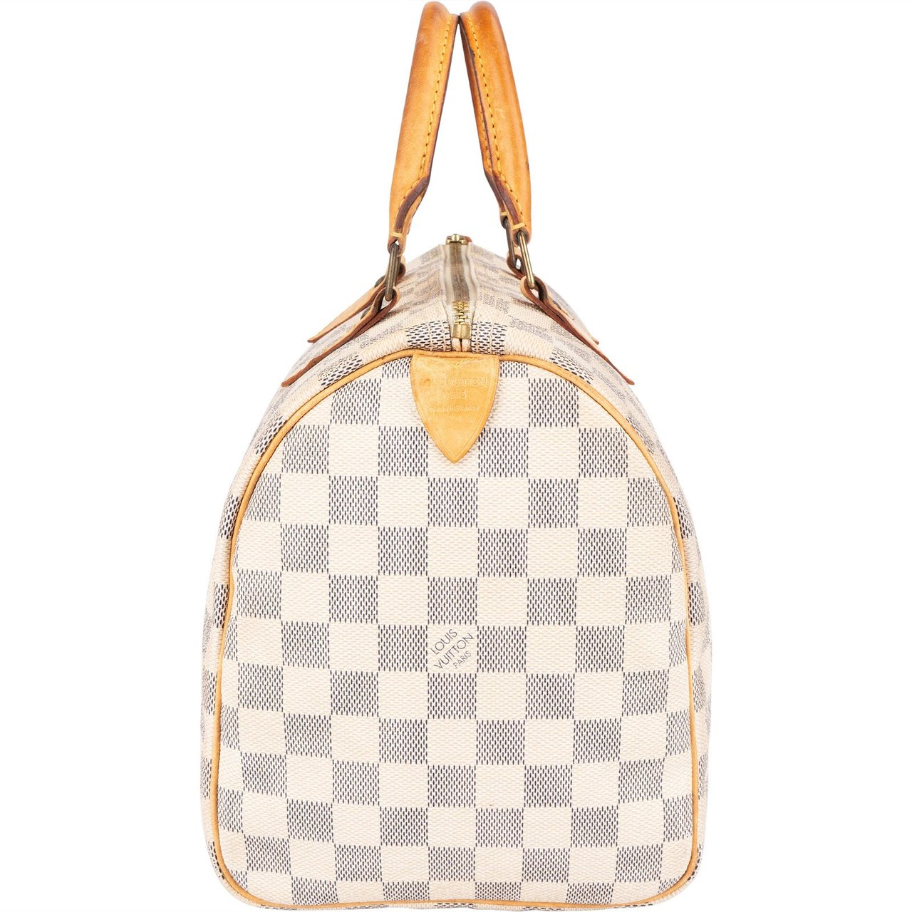 Louis Vuitton Louis Vuitton Monogram Damier Azur Speedy 30 Handbag Wit