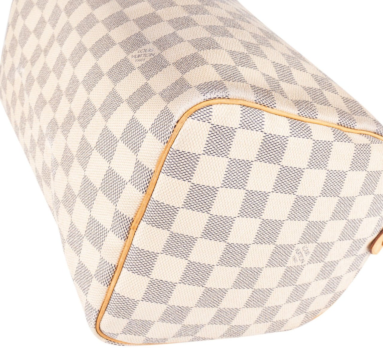 Louis Vuitton Monogram Damier Azur Speedy 30 Handbag Wit