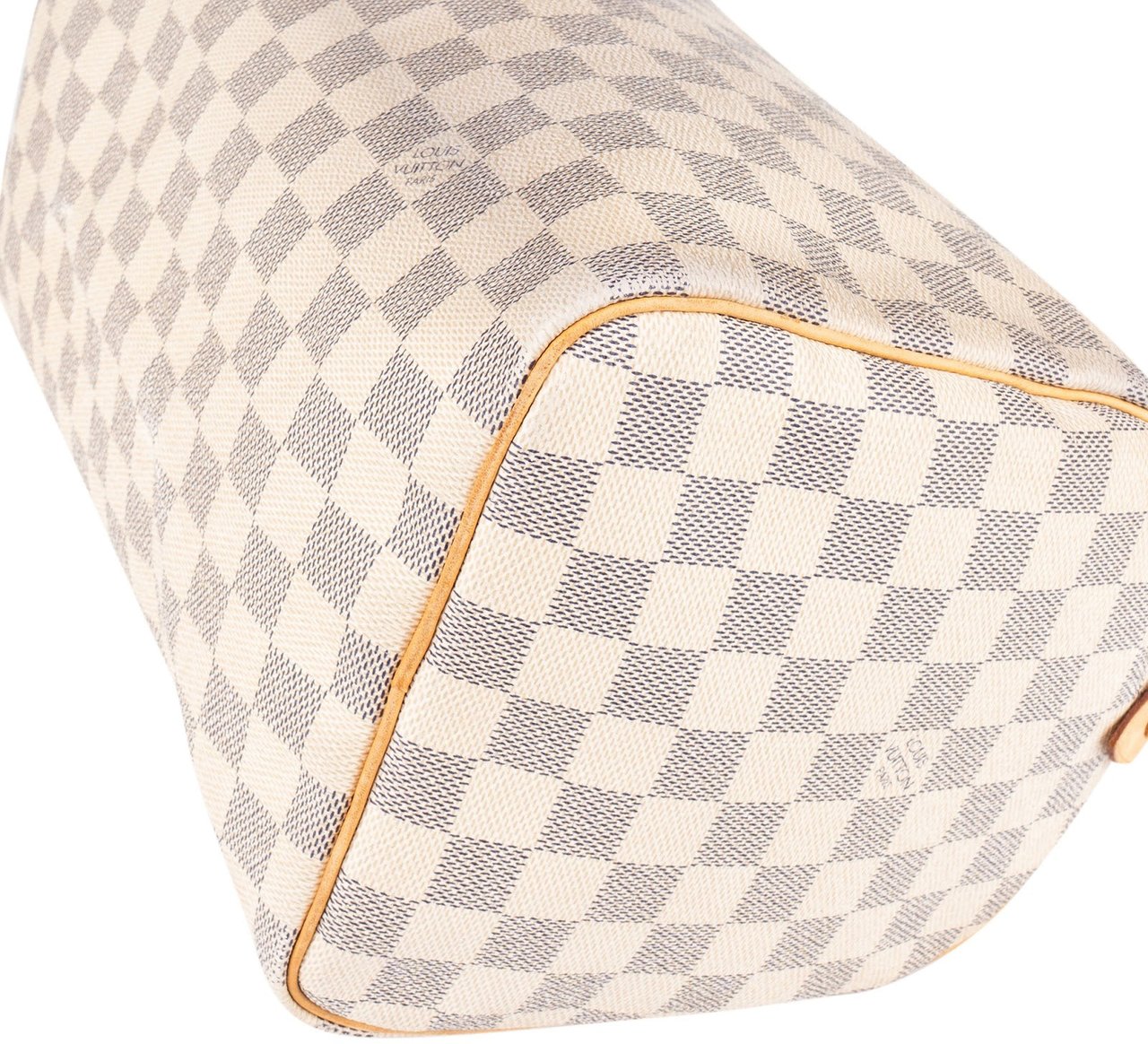 Louis Vuitton Louis Vuitton Monogram Damier Azur Speedy 30 Handbag Wit