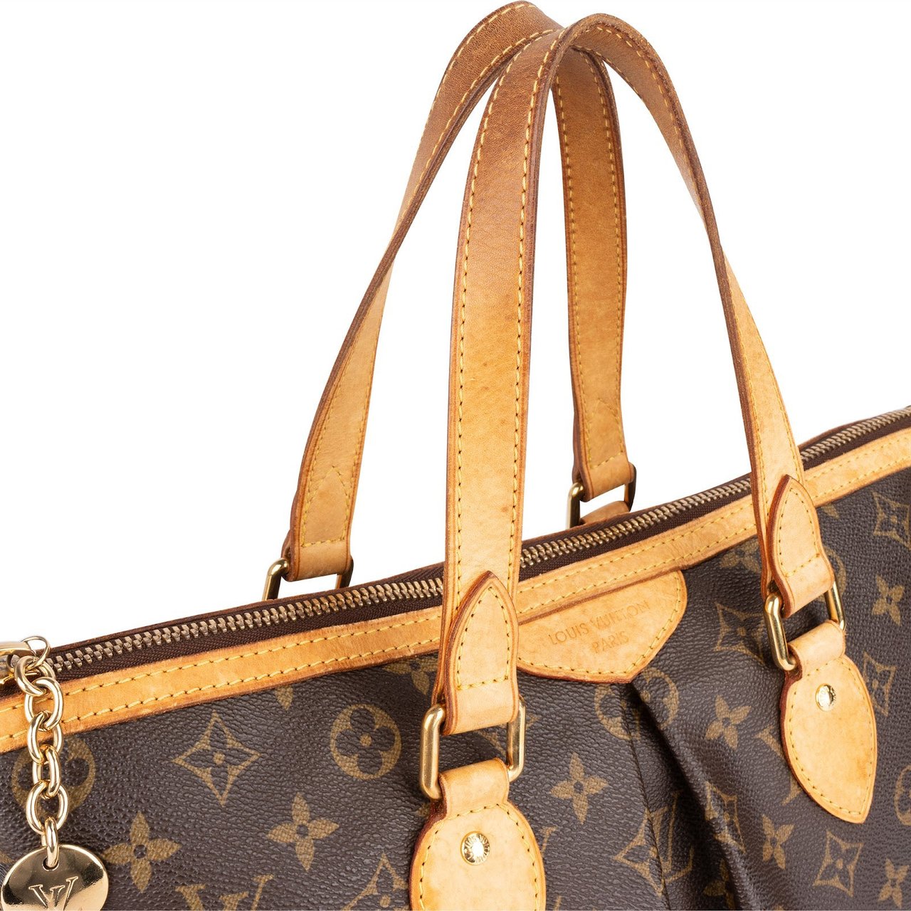 Louis Vuitton Louis Vuitton Monogram Canvas Palermo PM Handbag Bruin