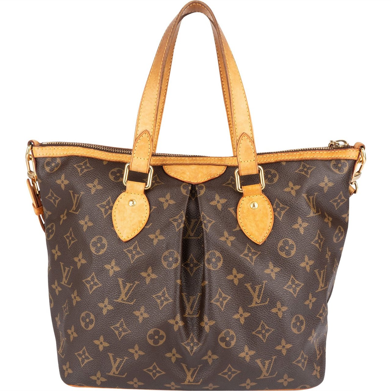 Louis Vuitton Louis Vuitton Monogram Canvas Palermo PM Handbag Bruin