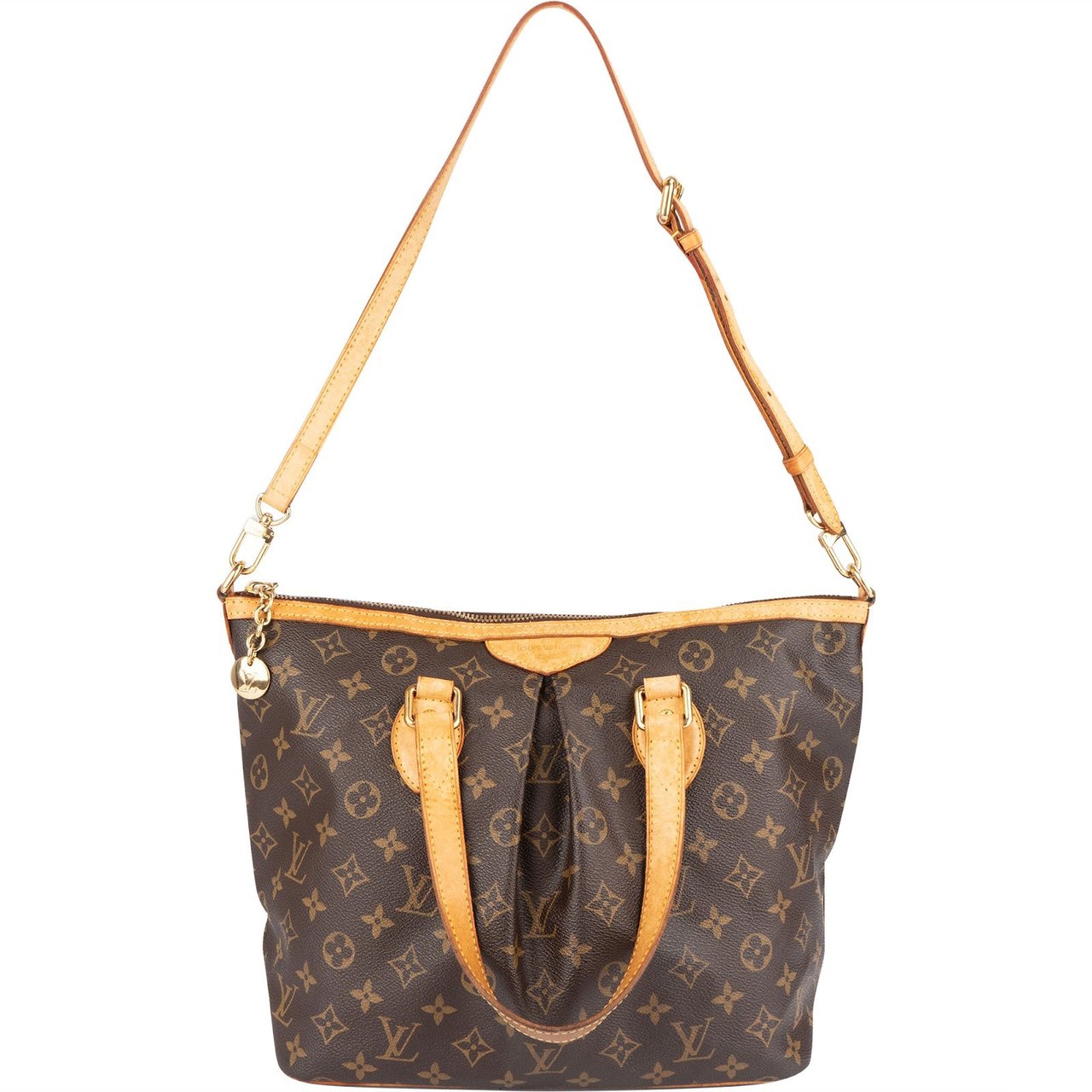 Louis Vuitton Louis Vuitton Monogram Canvas Palermo PM Handbag Bruin