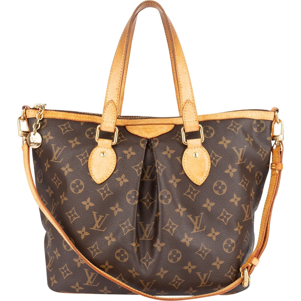 Louis Vuitton Louis Vuitton Monogram Canvas Palermo PM Handbag Bruin