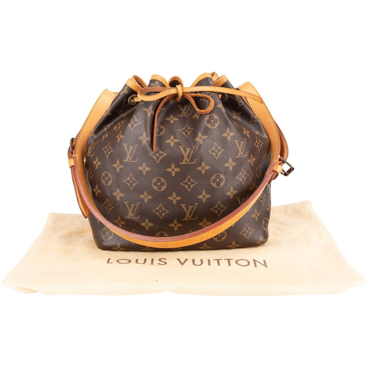 Louis Vuitton Louis Vuitton Monogram Canvas Sac Noé Petit Shoulder Bag Bruin