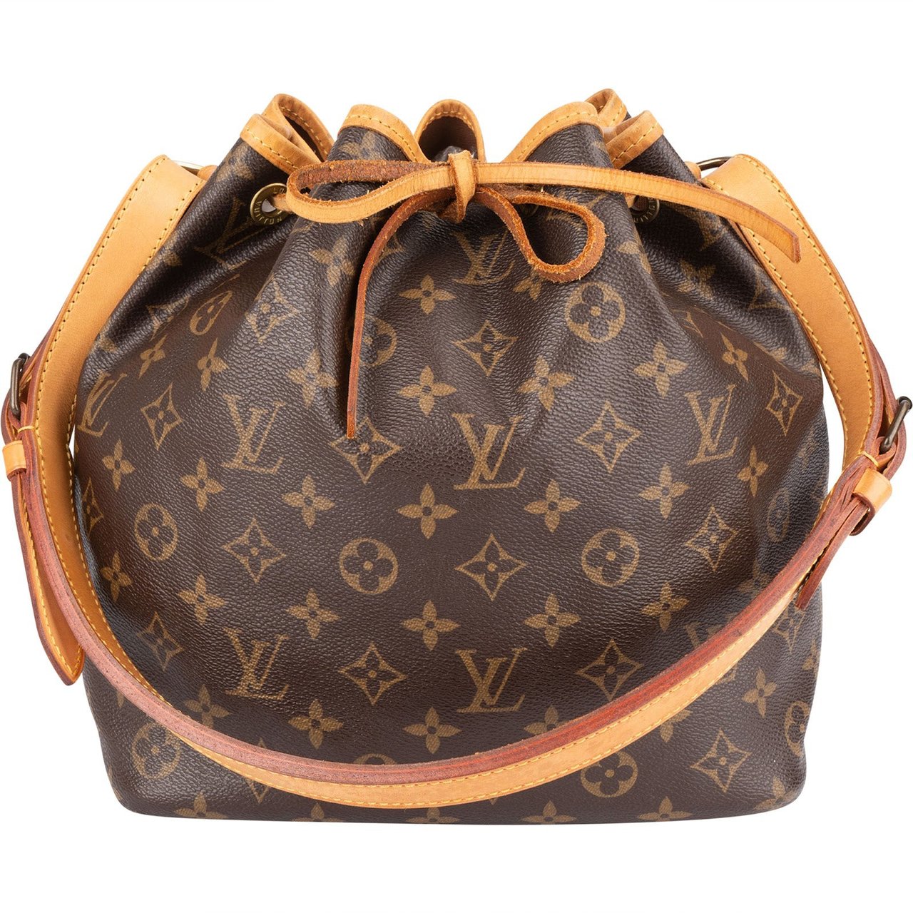 Louis Vuitton Louis Vuitton Monogram Canvas Sac Noé Petit Shoulder Bag Bruin