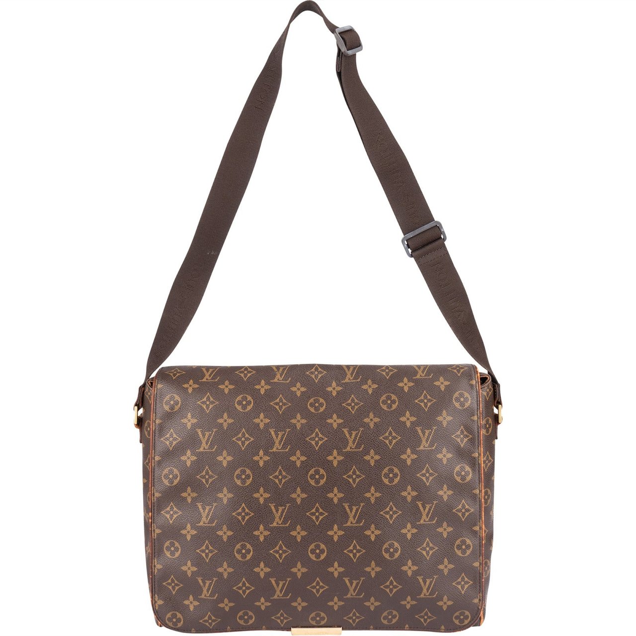 Louis Vuitton Louis Vuitton Monogram Canvas Abbesses Messenger Crossbody Bag Bruin