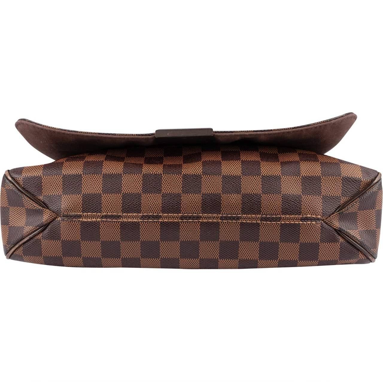 Louis Vuitton Monogram Damier Ebene Brooklyn Messenger Crossbody Bag Bruin