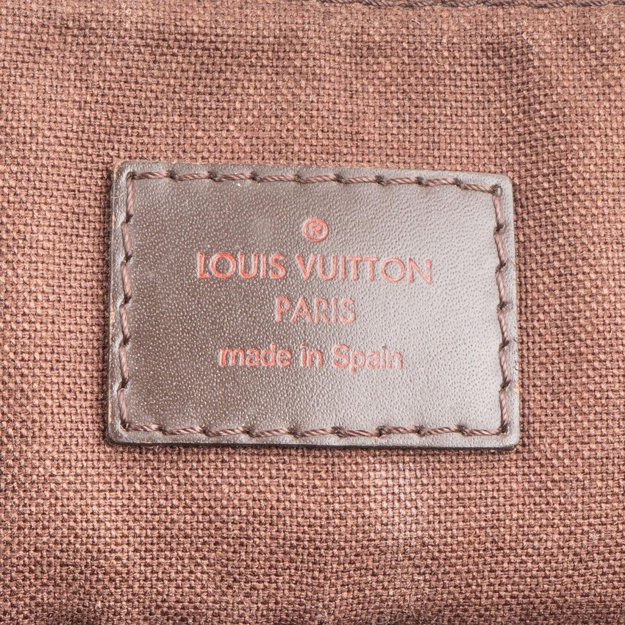 Louis Vuitton Monogram Damier Ebene Brooklyn Messenger Crossbody Bag Bruin