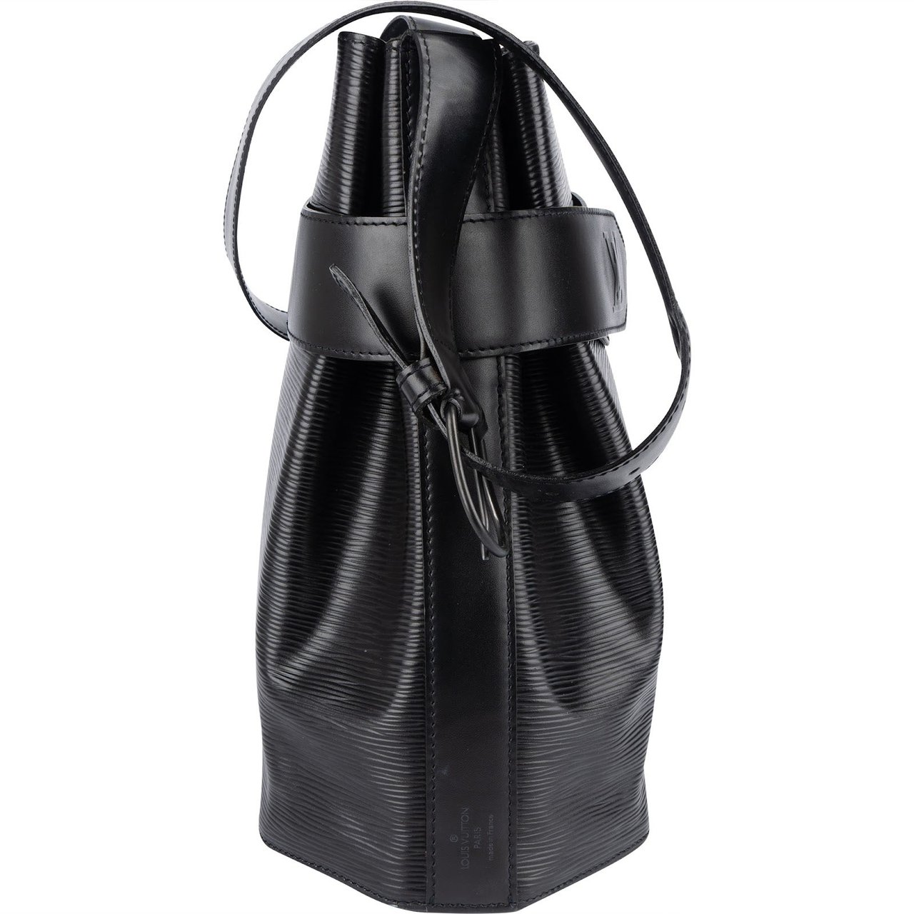 Louis Vuitton Louis Vuitton Noir Epi Leather Sac d'Epaule PM Shoulder Bag Zwart