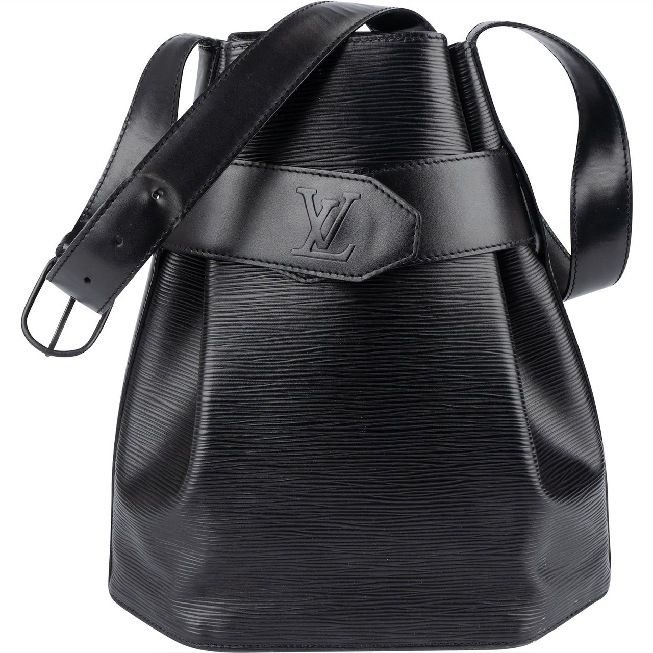 Louis Vuitton Louis Vuitton Noir Epi Leather Sac d'Epaule PM Shoulder Bag Zwart