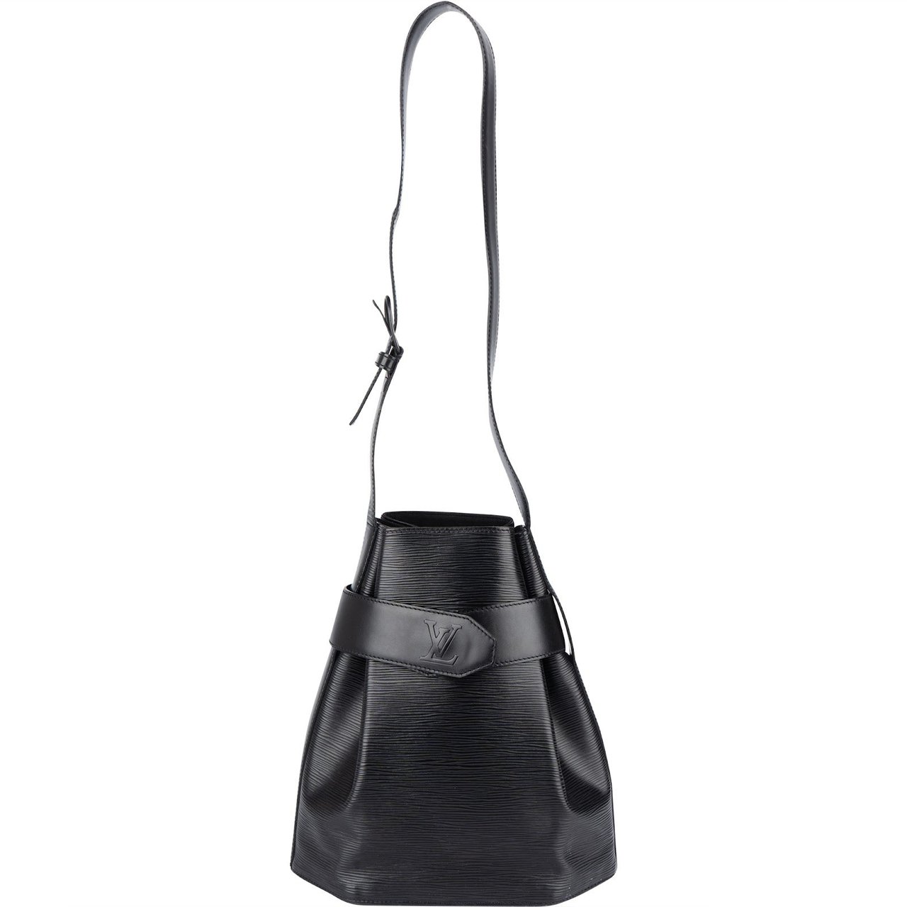 Louis Vuitton Louis Vuitton Noir Epi Leather Sac d'Epaule PM Shoulder Bag Zwart