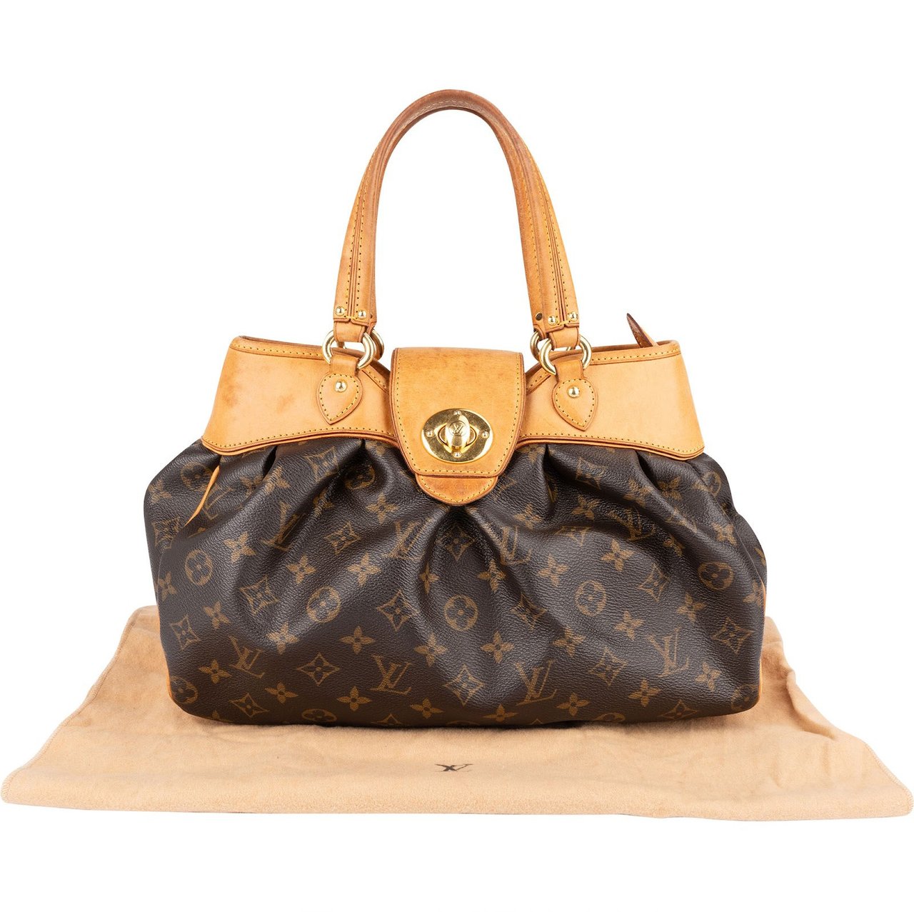 Louis Vuitton Louis Vuitton Monogram Canvas Boetie PM Handbag Bruin